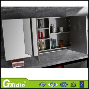 Mirrored Solid Wood Carcase Material bathroom cabinet