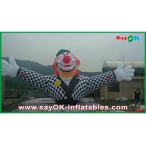 China Customized Commericial Vivid Inflatable Clown Mascots With Logo Printing supplier