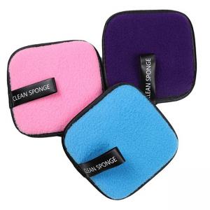 11.5cm Square Reusable Makeup Eraser Towel Pad For Heavy Face Make Up