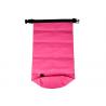 Durable Buckles Pink Dry Gear Bag , Lightweight Dry Packs For Canoeing