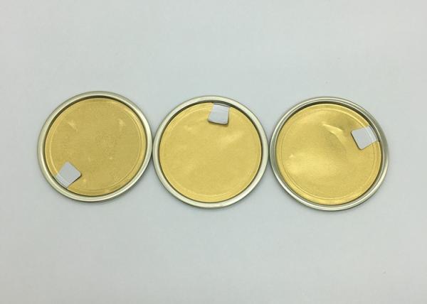 Food Grade Penny Aluminium Foil Lids For Infant Powder Container Packing Non