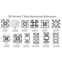 China Industrial Extruded Aluminum T Slot Profile Frame 50 Series 80 20 on sale