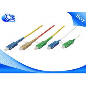 SC Type Fiber Optic Jumper Cables / Patch Cord Jumper 0.9mm 2.0mm 3.0mm