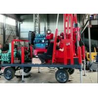 China Portable Hydraulic Xy-2 400m Crawler Mounted Drill Rig Equipment With Wheels on sale