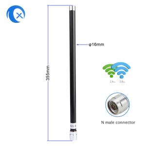 Dual Band 7dBi Omnidirectional Fiberglass Base Station Antenna