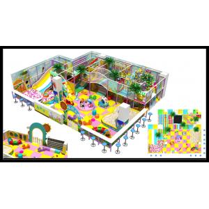 Popular Plastic School Gym Indoor Soft Playground with Big Slides for Kids