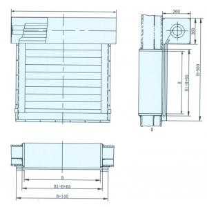 2 Hour Insulated Fire Rated Roller Shutter Doors A0 Fireproof Roller Shutters