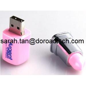 China Plastic Lipstick USB Flash Drive, Special Gift USB Memory Sticks for Girls supplier