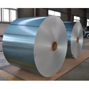 China Hydrophilic Aluminum Heat Transfer Foil Hot Rolled Blue Color For Evaporator supplier