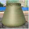 Army Self-Standing PVC Foldable Rain Water Tank Round Top For Fire Fighting