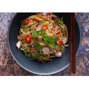 Chinese Rice Vermicelli Noodles Gluten Free With Vegetable Salad