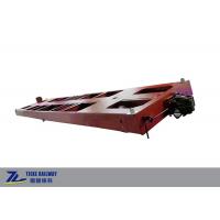 China 33t Flat Wagon Train Car Container Flat Wagon Park Handbrake Air Brake on sale