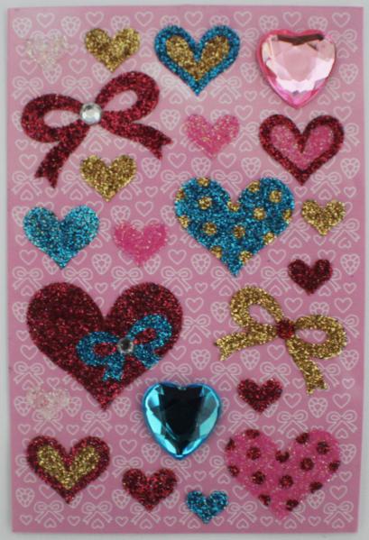 Diamond Recollections Glitter Stickers , Self Adhesive Rhinestone Stickers For