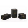 Black Rigid Cardboard Gift Packaging Luxury Candle Box