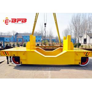 China Q235 Four Wheels Ladle Transfer Cart With SKF Bearing Telecontrol Operate supplier