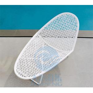 Non Inflatable Swimming Pool Accessories Balcony Leisure White Rattan Bed