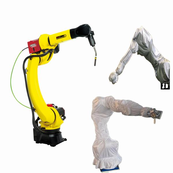 El robot de soldadura del compañero 120iD del ARCO de Fanuc con CNGBS modificó la cubierta del traje para requisitos particulares protector del robot