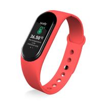 China Smart Bracelet Bluetooth 4.0 Fitness Wristband Fitness Tracker Device Body Temperature Monitor on sale