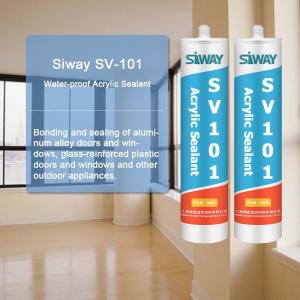 China Mildew Waterproof Acrylic Silicone Sealant / Sanitary Sealant Paintable supplier