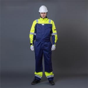 Fire Retardant Safety Coverall Suit Safety Protective Clothing 65% Cotton 35% Polyester