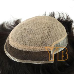 Men toupee systems Topper Hair Invisible Hairline Men Replacement Hairpieces Men Wig Silk Base Human Hair Toupee