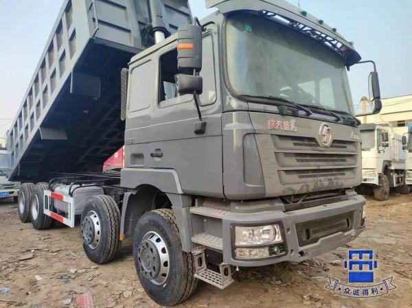 GCC Certified Shacman F3000 8*4 Tipping Dump Truck with 6-8L Engine Capacity in Grey