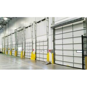 Insulated Fire Station Overhead Sectional Door Noise Reduction IP 54 Protection Class