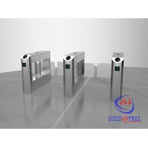 Dual-core Movement / Passage Indicator Swing Turnstile Gate Under IC / ID Card , Ticket System Control