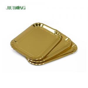 China 340mm Eco Friendly Biodegradable Paper Plates Bamboo For Birthday Party supplier