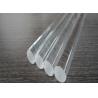 High Transparency Quartz Glass Light Guide Rod , Optical Solid Glass Rod Dia