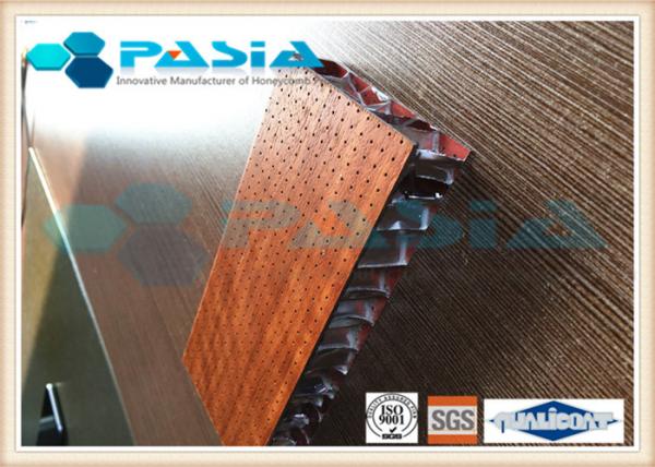 HPL Attached Honeycomb Curtain Panels , Lightweight Furniture Panels Anti