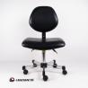 Black Or Blue Color PU Leather Ergonomic ESD Chairs Large Seat Three Level