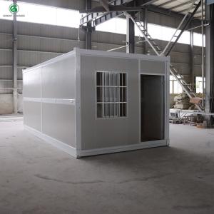 China Thermal Insulated Temporary Prefab Folding Container House Office supplier
