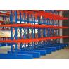 Double Side Structural Cantilever Pallet Racking , Warehouse Storage Racking