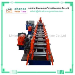 China Adjustable Punching Shelf Column 1.2MM Rack Roll Forming Machine wholesale