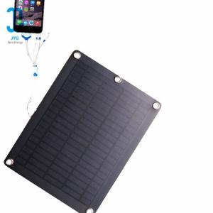 China High Efficiency Foldable Solar Panel 6W USB Output 220×160×3 Mm For Outdoor Travel supplier