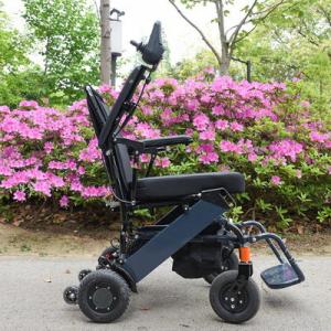 Disabled Mobility Collapsible Wheelchairs Electric 100KG Load