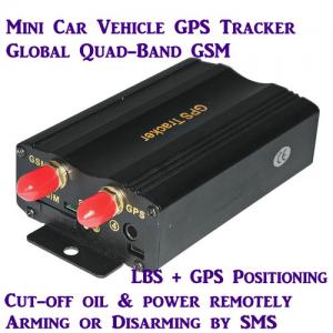 China New TK103A Global Car Auto GPS Vehicle Tracker W/ Real-time online tracking on Google Map supplier
