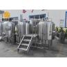 German 2 Phases Small Microbrewery Equipment Stainless Steel 500L With CE / ISO