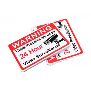 Customized printing outdoor UV resistant warning caution sticker decal