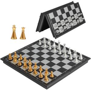 Premium Portable Magnetic Induction Chess  Armory Chess Set Lightweight