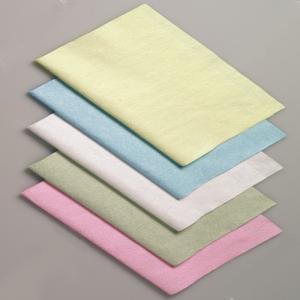 Color Creped Woodpulp Spunlace Nonwoven Fabric For Medium - Heavy Duty Oil