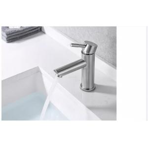 China Sus304 Single Tap Bathroom Faucet Wash Basin Mixer Faucet Corner Sink supplier