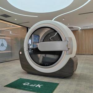 Salon Sphere I Sitting Hyperbaric Oxygen Machine Wood Home Hyperbaric Chamber