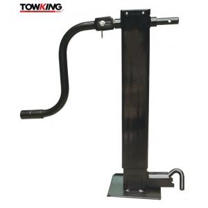 10000LB Heavy Duty Trailer Jack Side Pin With Handle 12.5" Travel Black Powder Coated