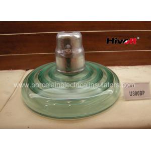 China High Voltage Glass Insulators , Cap And Pin Power Line Glass Insulators U300BP supplier