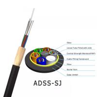China ADSS 6 - 96 Core Fiber Optic Cable Non Metallic Outdoor / Indoor Telecom Cable on sale
