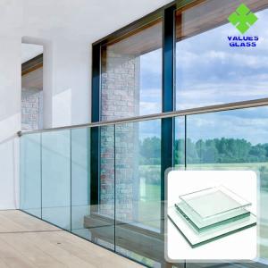 China 8mm 10mm 12mm Balstrade Glass Shower Glass , Tempered Glass For Doors And Windows supplier