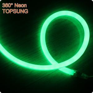 China 220V mini 16mm 360 degree led neon light SMD2835 green supplier