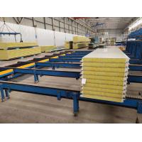 China Fireproof Glass Wool Sandwich Panel 100mm Thickness For Soundproofing on sale